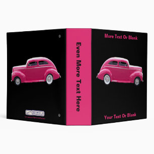 Custom 1940 Famous American Make Sedan Binder