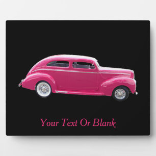 Custom 1940 Famous American Make Sedan Plaque