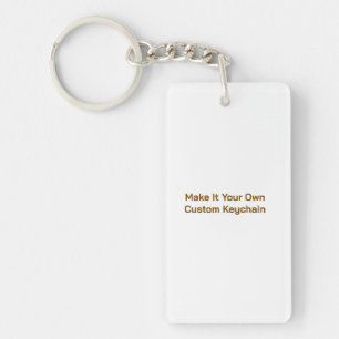 Custom 1.5" x 2.75" keychain