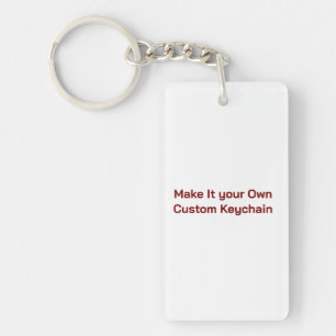 Custom 1.5" x 2.75"r keychain