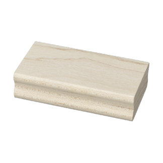 Custom 1.5" x 3" Rubber Stamp, Ink Pad Colour = No Rubber Stamp