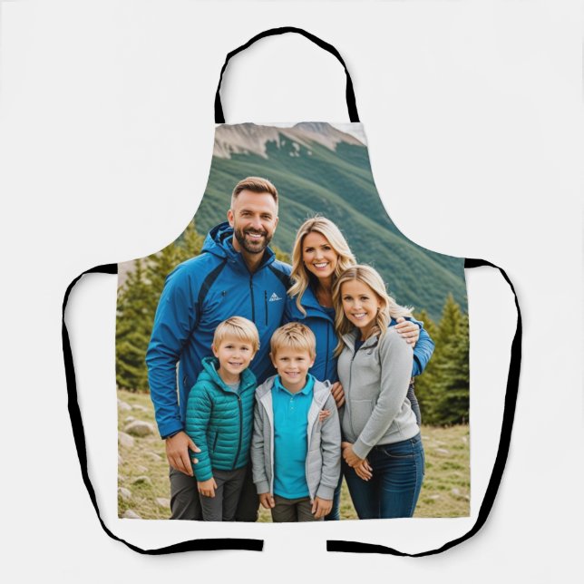 Custom 1 Photo Family  Apron (Front)