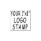 Custom 1" x 1" Logo Stamper Rubber Stamp
