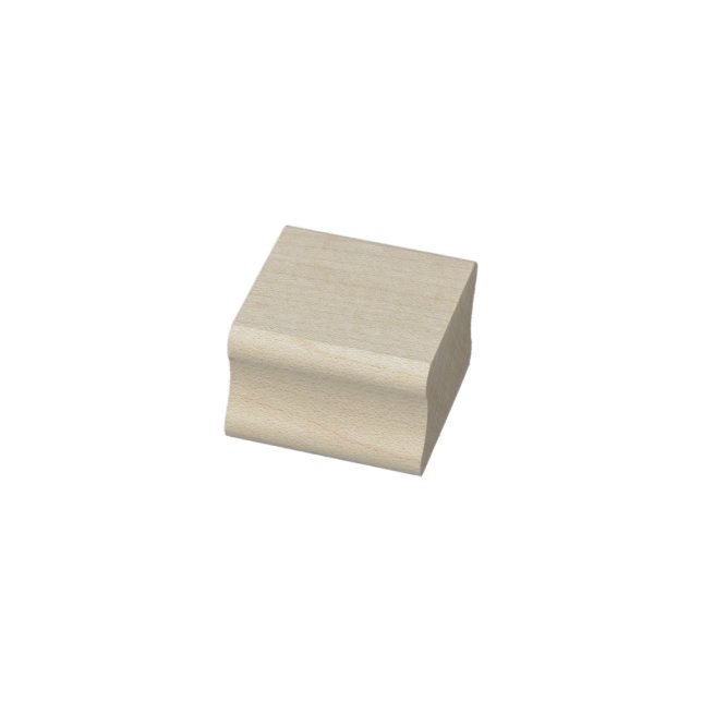 Custom 1" x 1" Rubber Stamp, Ink Pad Colour = None Rubber Stamp (Stamp)