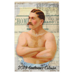 Custom 2013 Victorian Gentleman's Calendar
