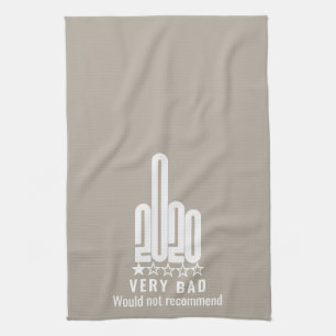 Custom 2020 Middle Finger Review Wouldnt Recommend Kitchen Towel