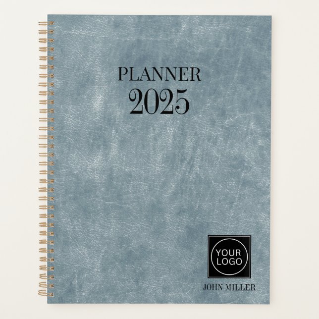 Custom 2025 Company Logo Simple Office Planner (Front)