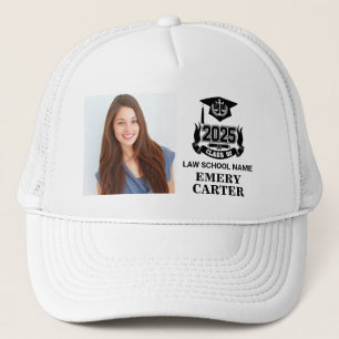 Custom 2025 Graduate Photo Attorney Law School  Trucker Hat