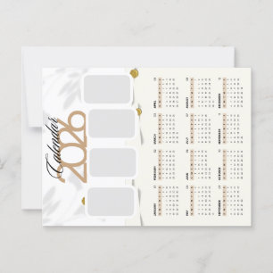 Custom 2026 calendar  postcard