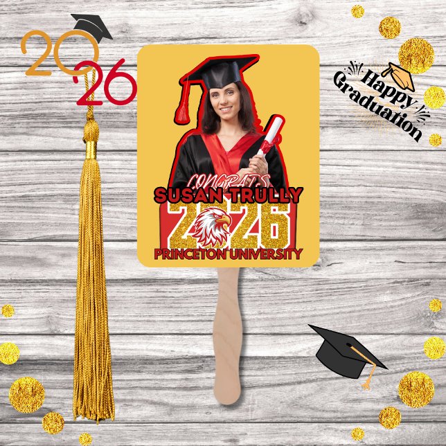 Custom 2026 Grad Fan for High School & College  (Creator Uploaded)