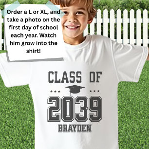 Custom 2039 Back-to-School Handprint Keepsake T-Shirt