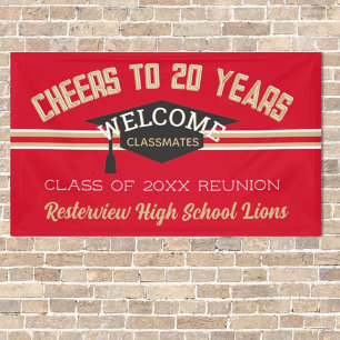 Custom 20 YEAR reunion banner