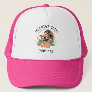 Custom 20th 30th 40th 50th 60th 70 Birthday Squad Trucker Hat