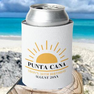 Custom 20th 30th 40th Birthday Squad Trip Cruise Can Cooler