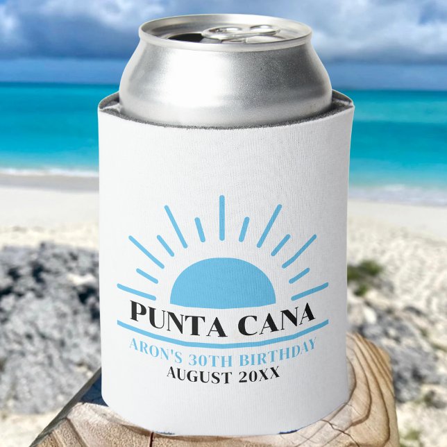 Custom 20th 30th 40th Birthday Squad Trip Cruise Can Cooler (Creator Uploaded)