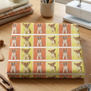 Custom 24 Photo Collage Your Pet Dog Picture On Fabric