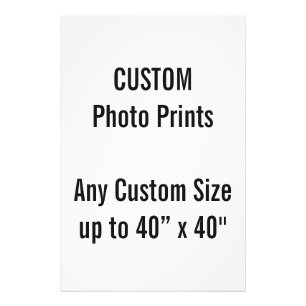 Custom 24" x 36" Photo Print  US Frame Size