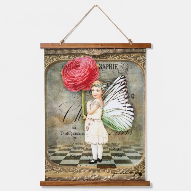 Custom 26"x36" Vertical (Portrait), One Panel Hanging Tapestry (Front)