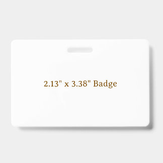 Custom 2.13" x 3.38" Badge