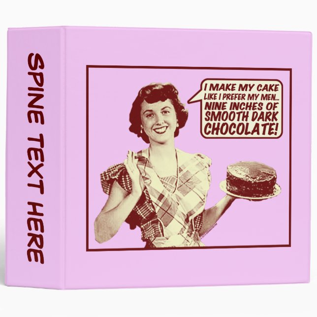 Custom 2" Binder - Nine Inches of Chocolate (Front/Spine)