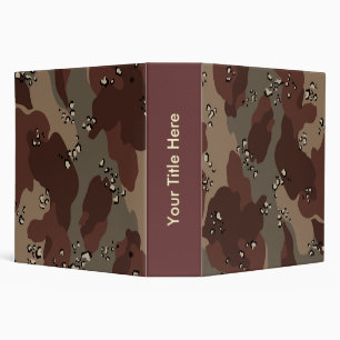 Custom 2"Camo Binder