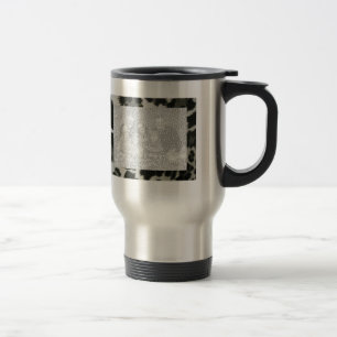Custom 2 Different Instagram Photos Animal Fur Travel Mug