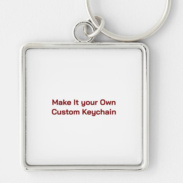 Custom 2" l x 2" w keychain (Front)