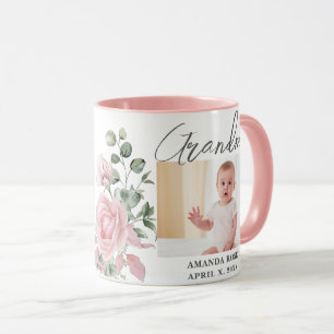 Custom 2 Photo Baby Grandma Mug