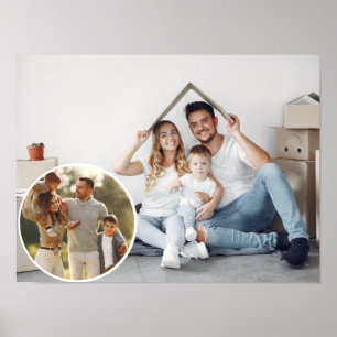 Custom 2 Photo Collage  Poster