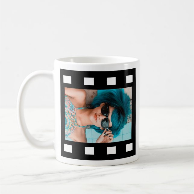 Custom 2 Photo Film Reel  Coffee Mug (Left)