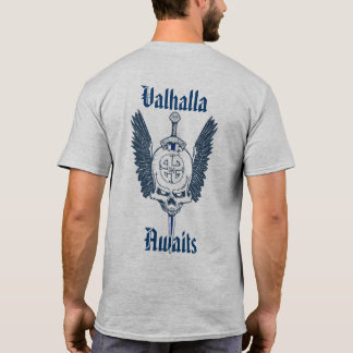 Custom 2 Sided Valhalla Skull T-Shirt