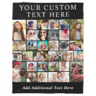 Custom 30 Photo Collage Black
