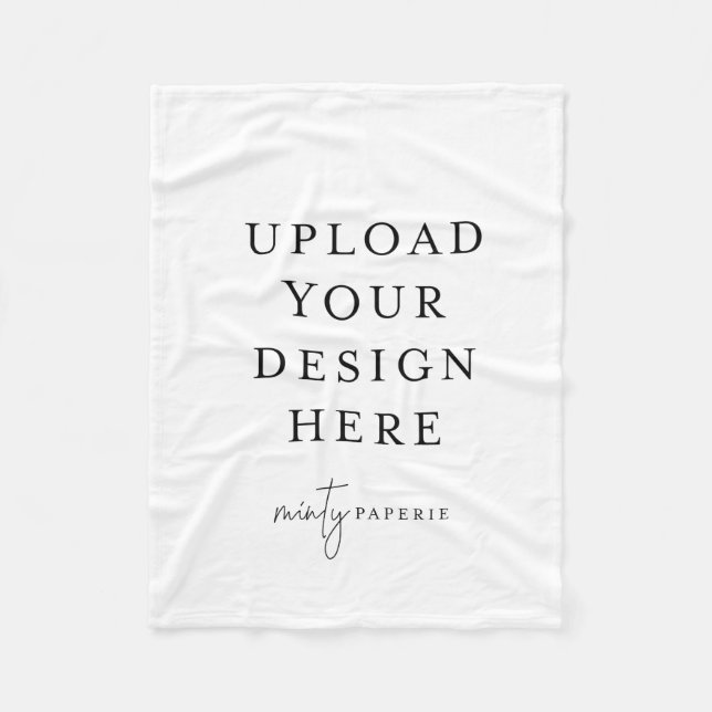 Custom 30" x 40" Fleece Blanket, Small (Front)