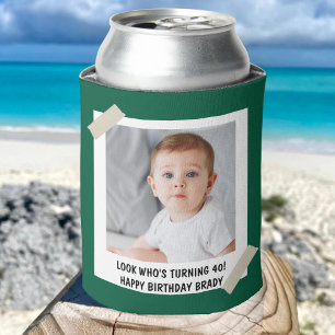 Custom 30th 40th 50th 60th 70 Birthday Party Favou Can Cooler