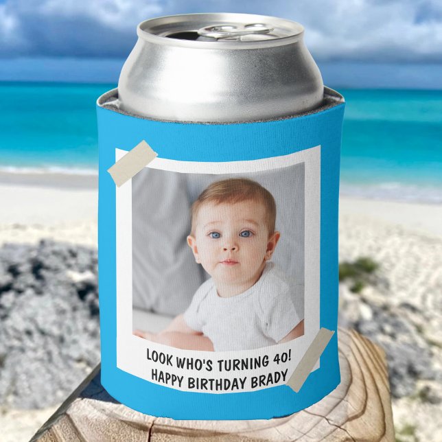 Custom 30th 40th 50th 60th 70 Birthday Party Favou Can Cooler (Creator Uploaded)