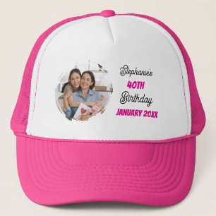 Custom 30th 40th 50th 60th Brunsh Birthday Trucker Hat