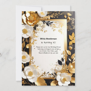 Custom 30th Birthday Invitation