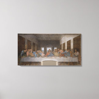 Custom 32x16 Leonardo's Da Vinci Last Supper Canvas Print