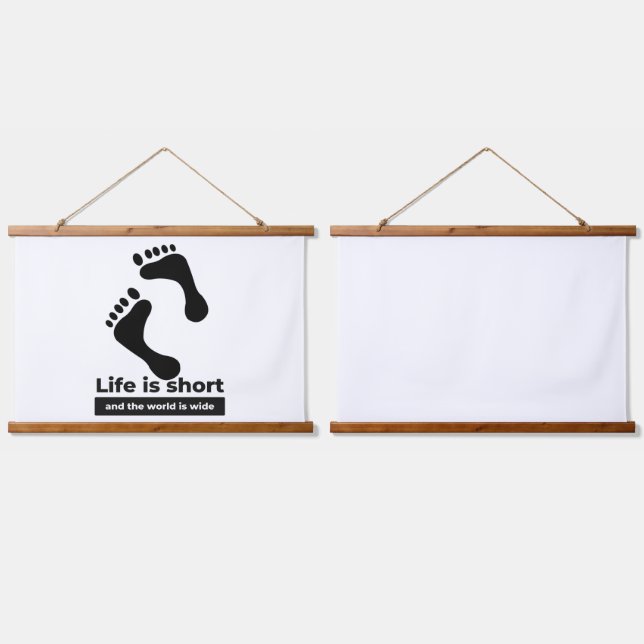 Custom 36"x26" Horizontal (Landscape), Set of Two Hanging Tapestry (Double)