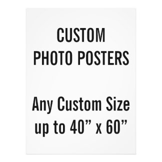 Custom 36" x 48" Photo Poster, up to 40” x 60”