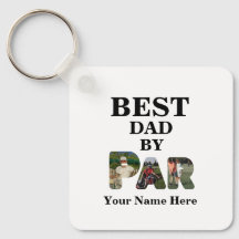 Custom 3 letter shape photo Best dad by par