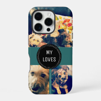 Custom 3 Photo Collage iPhone 16 Pro Case
