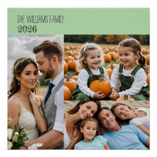 Custom 3-Photo Collage – Personalized Wall Poster