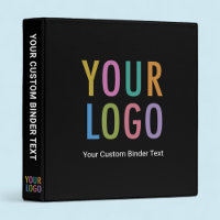 Custom 3-Ring Binder with Business Logo No Minimum