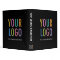 Custom 3-Ring Binder with Business Logo No Minimum