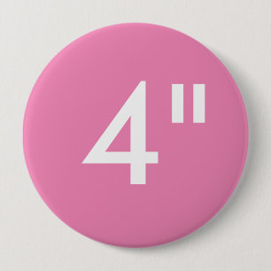 Custom 4" Inch Huge Round Button Blank Template