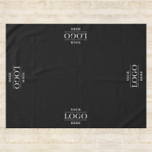Custom 4 Logo Company Business Restaurant Promo Tablecloth