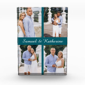 Custom 4 Photo Collage Script Names Photo Block