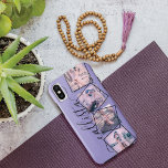 Custom 4 Photo Handwritten Monogram Name Couple Case-Mate iPhone Case<br><div class="desc">This romantic, cool, and modern case is perfect for anyone who wishes to carry their loved one with them. It features four customizable photograph pictures. On top of the photos are black outlined twisted frames for a unique and contemporary touch. It also displays a place for a monogram name on...</div>
