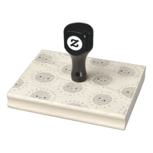 Custom 4" x 5" Rubber Stamp, Ink Pad Colour = None Stamp